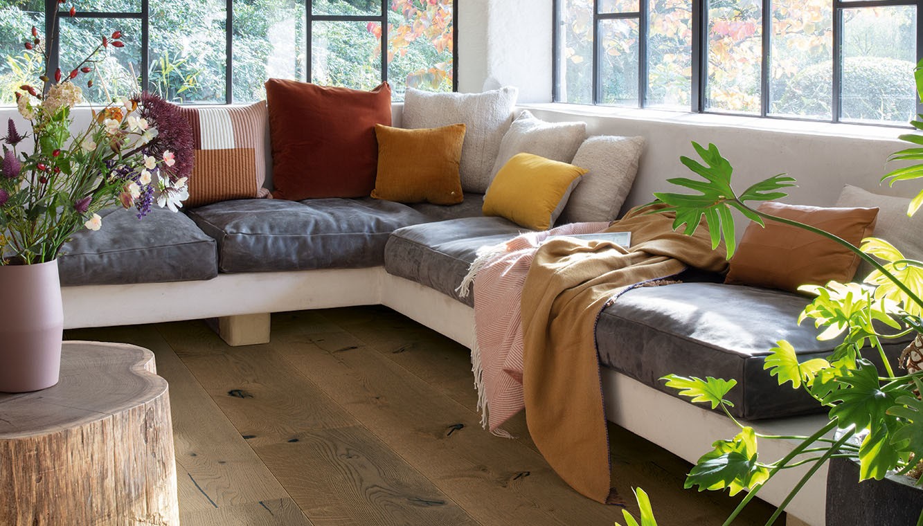 Quick-Step Massimo Dark Chocolate engineered oak flooring living room Northern Beaches
