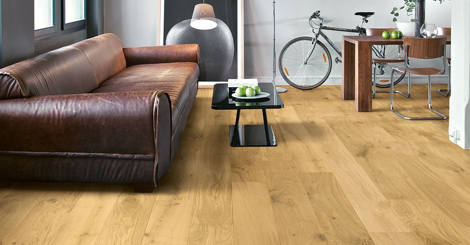 Nature's Oak Sierra engineered oak flooring living room Northern Beaches