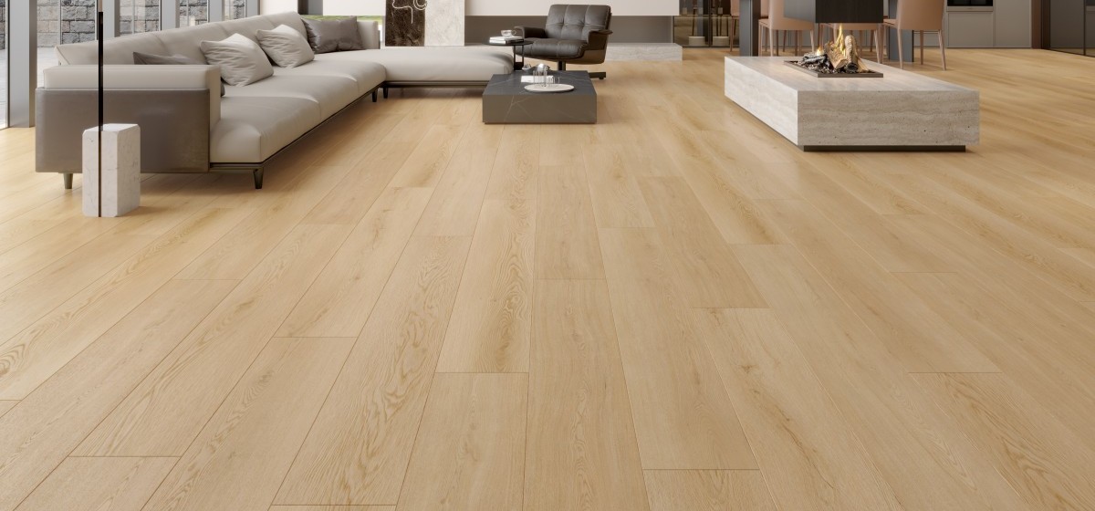 Swish European Oak engineered timber flooring open plan living Northern Beaches